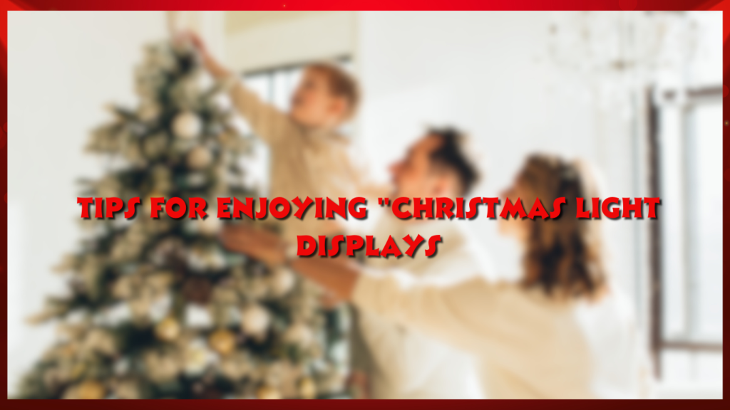 Tips for Enjoying Christmas Light Displays